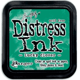 Distress ink - lucky clover
